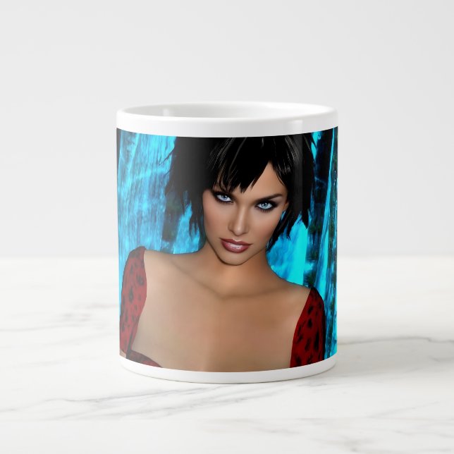 Taza De Café Gigante The World Behind the Eyes specialty mug (Frente)