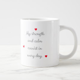 Taza De Café Gigante The Worth of a Woman Collection Mugs