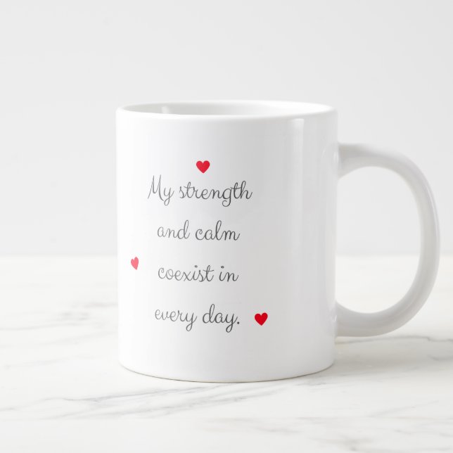 Taza De Café Gigante The Worth of a Woman Collection Mugs (Derecha)