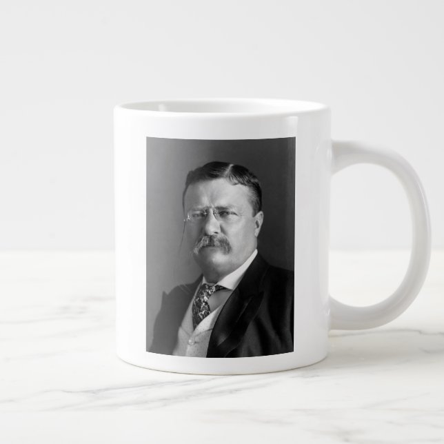 Taza De Café Gigante Theodore Roosevelt Teddy Presidente Republicano (Derecha)