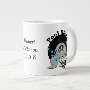 Taza De Café Gigante Tiburón de la piscina de ocho bolas