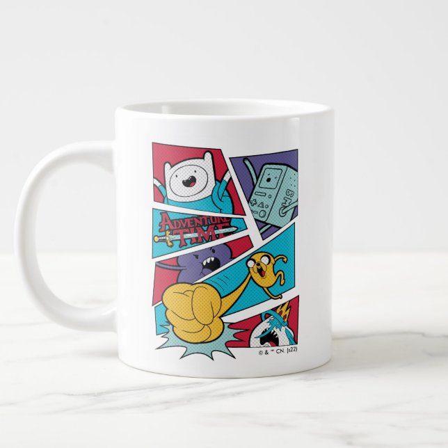 Taza De Café Gigante Tiempo de aventura | Gráfico del panel de acción (Izquierda)