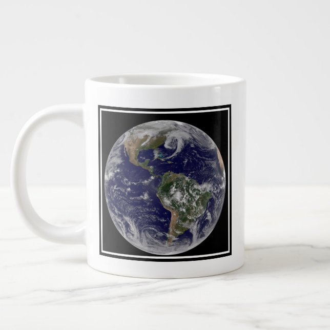 Taza De Café Gigante Tierra completa que muestra sistemas de baja presi (Izquierda)