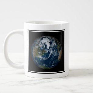 Taza De Café Gigante Tierra Con Nubes Y Hielo Marítimo 2