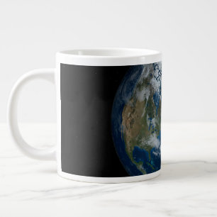 Taza De Café Gigante Tierra Con Nubes Y Hielo Marítimo 2