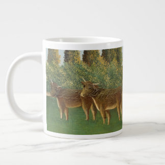 Taza De Café Gigante Tierra de pradera (El Pastizal), Henri Rousseau, 1