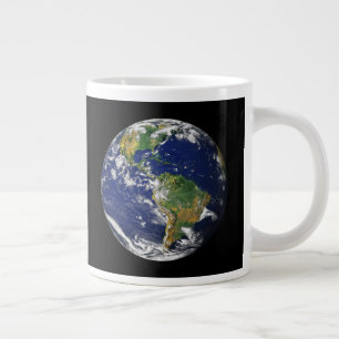 Taza De Café Gigante TIERRA DEL Personalizado ESPACIAL 20oz Gigante Mug