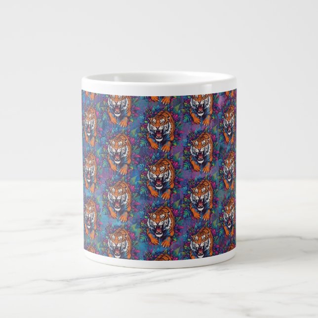 Taza De Café Gigante Tigre (Frente)