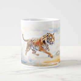 Taza De Café Gigante Tigre en acción 2