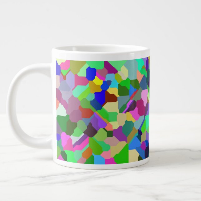 Taza De Café Gigante Tile inclinado 20oz Mug (Izquierda)