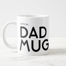 Taza De Café Gigante Tipografía Grande Papá Oficial