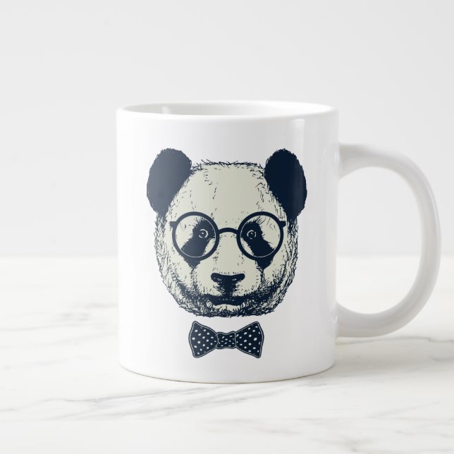 Taza De Café Gigante Tiras Panda (Derecha)