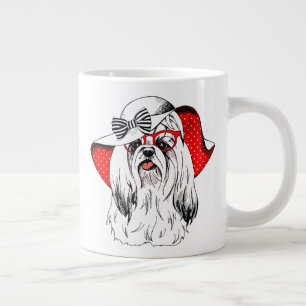 Taza De Café Gigante Tiroteo de la moda en Yorkie