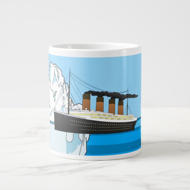Taza De Café Gigante Titanic (Frente)