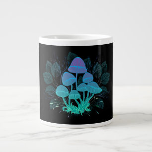 Taza De Café Gigante Toadstools en Bushes