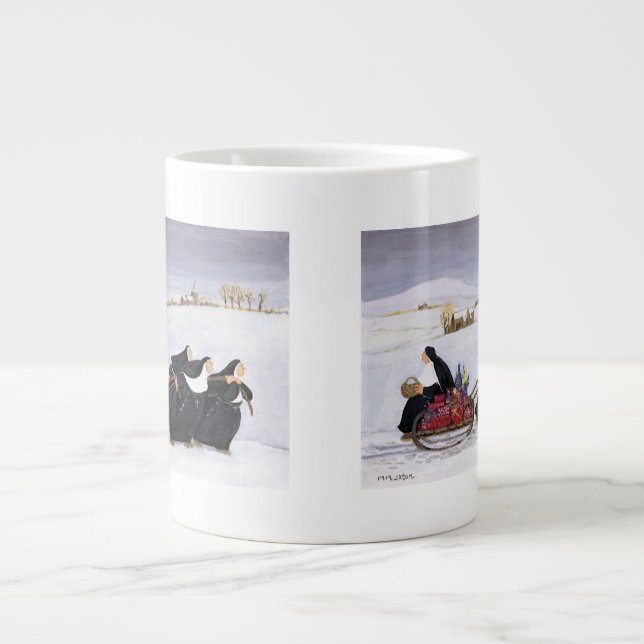 Taza De Café Gigante Tobogganing 2 (Frente)
