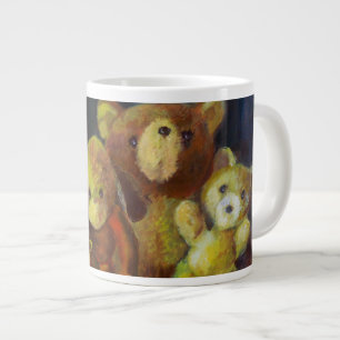 Taza De Café Gigante Todavía la vida con Teddy Bears