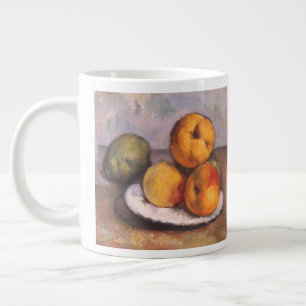 Taza De Café Gigante Todavía la vida cuesta, manzanas, miedos de Paul C