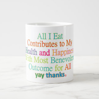 Taza De Café Gigante Todo lo que como mug