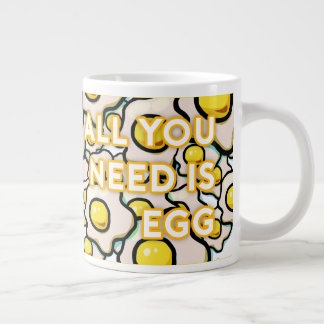Taza De Café Gigante todo lo que usted necesita es huevo