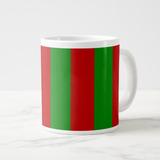 Taza De Café Gigante Toksie Turbie Navidad Verde Rayas Rojas