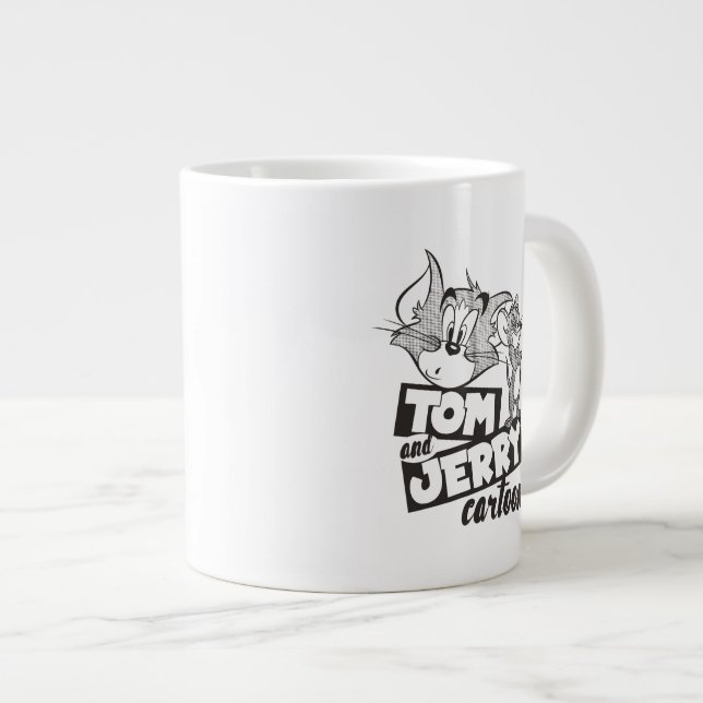 Taza De Café Gigante Tom Y Jerry | Tom Y Jerry Personalizado (Derecha)