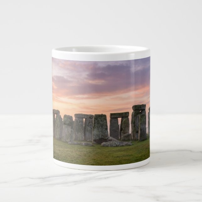 Taza De Café Gigante tonehenge England Ancient Stone Circle (Frente)