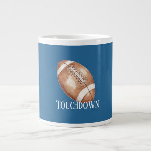 Taza De Café Gigante Toque de fútbol americano