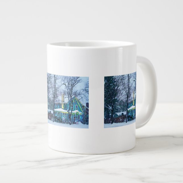 Taza De Café Gigante Tormenta de nieve (Derecha)