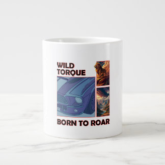 Taza De Café Gigante Torque salvaje - Nacido en rugido
