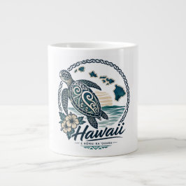 Taza De Café Gigante Tortuga de Hawái
