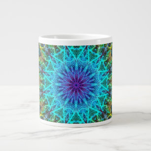 Taza De Café Gigante Tracción en caleidoscopio