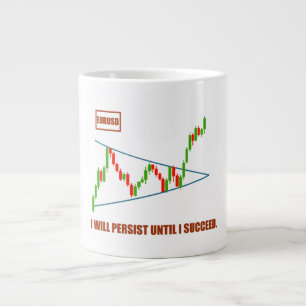 Taza De Café Gigante Trader Forex Col 16 Café de dos tonos Mug