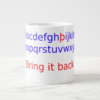 Taza De Café Gigante traer de vuelta la espina