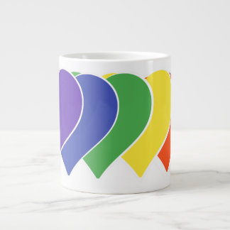 Taza De Café Gigante Transgénero del orgullo gay LGBTQ+ LGBTQ