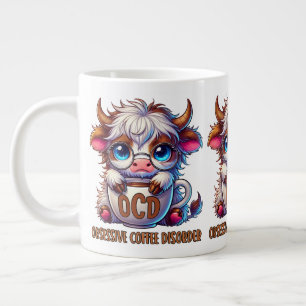 Taza De Café Gigante Trastorno Obsesivo del Café