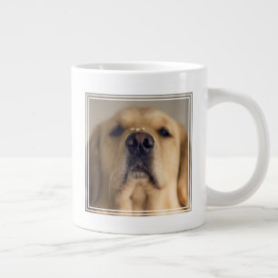 Taza De Café Gigante Tratado de equilibrio de la recuperación dorada en