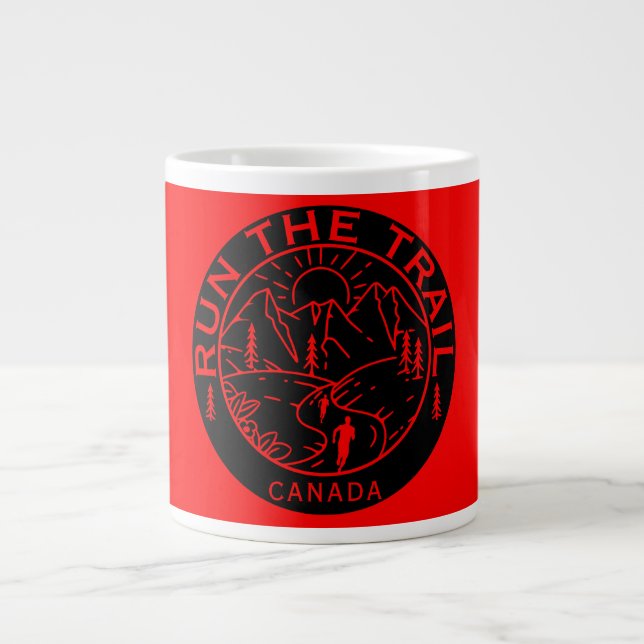 Taza De Café Gigante Trayecto en Canadá (Frente)