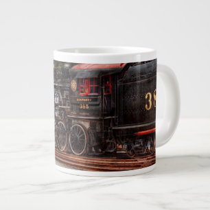 Taza De Café Gigante Tren - Vapor - El trabajo del conductor