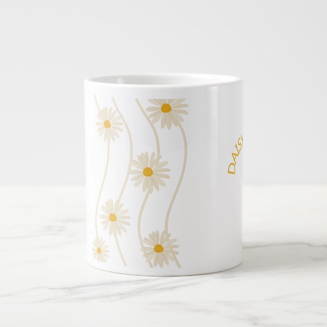 Taza De Café Gigante Trendy Daisy Mug  (Frente)