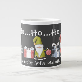 Taza De Café Gigante Tres coloridos Santa Gnomes