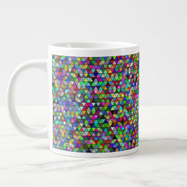 Taza De Café Gigante Triangles 20oz Mug