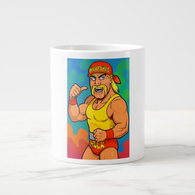 Taza De Café Gigante Tributo a Hulk Hogan (Frente)