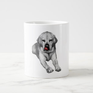 Taza De Café Gigante Trickster otoñal con un ladrillo
