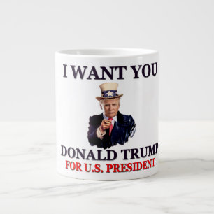 Taza De Café Gigante Triunfo del tío Sam para el presidente