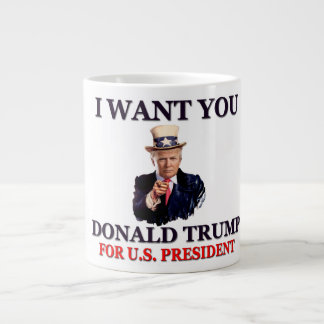 Taza De Café Gigante Triunfo del tío Sam para el presidente