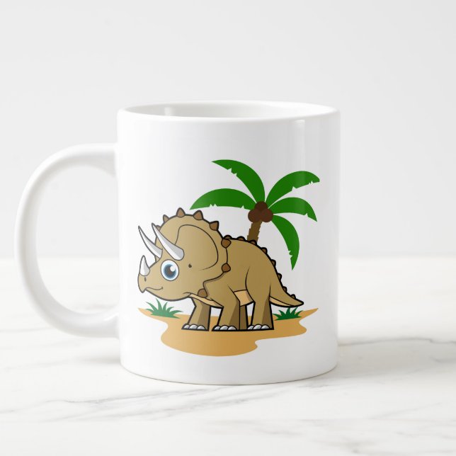 Taza De Café Gigante Tropas En Un Clima Tropical. (Izquierda)