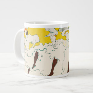 Taza De Café Gigante Troupe de Mademoiselle Eglantine, Toulouse Lautrec