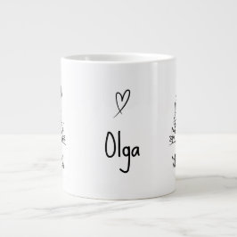 Taza De Café Gigante Trujillo Venezuela diseño artístico | Virgen paz