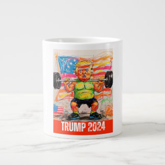 TAZA DE CAFÉ GIGANTE TRUMP 2024